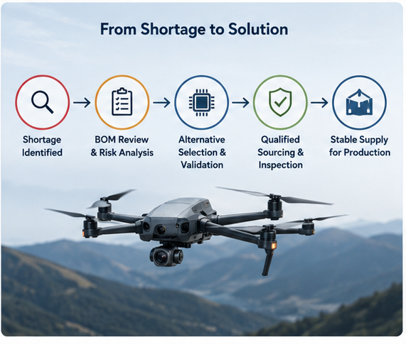4f0c11f332ee4795834f3b6c0077b28c - Melson Components Why Choose Us for Drone and UAV Component Shortage Solutions?